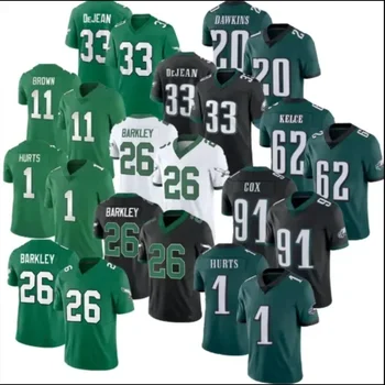 2025 New Men's Philadelphia Eagles Team Uniform American Football Jersey Stitched Logos Embroidered Shirts Youth Kids Wear