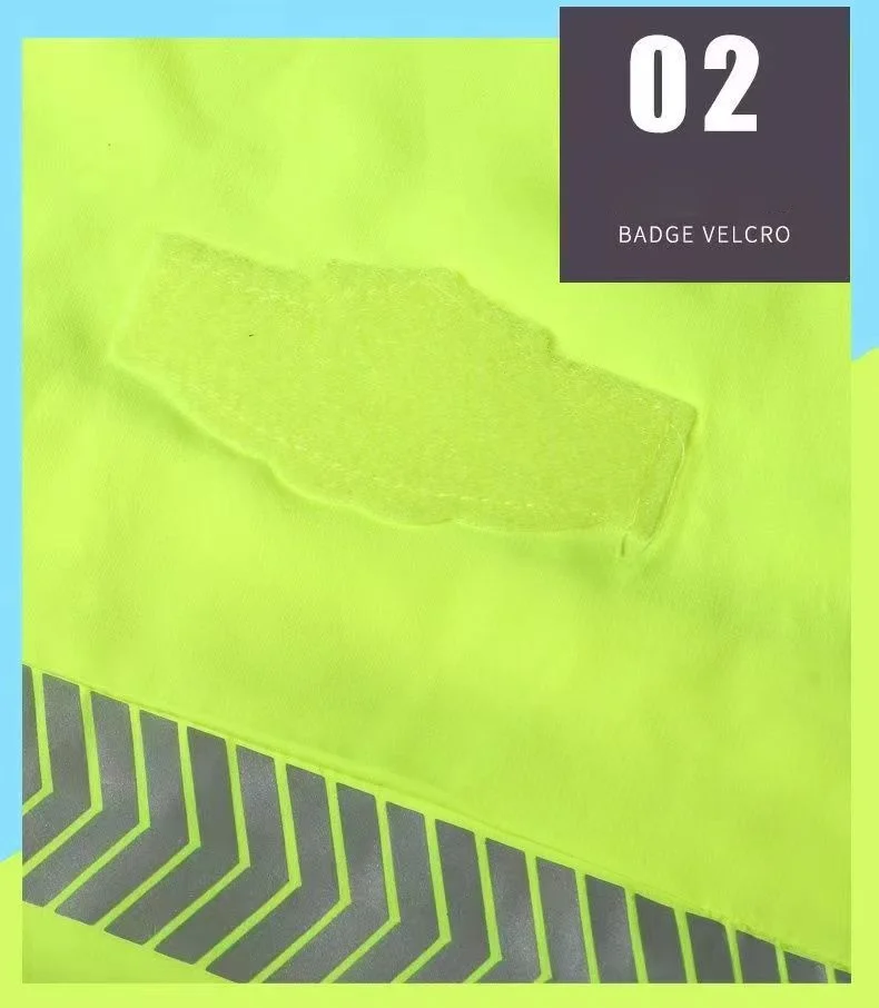 Sun Protection Safety Jacket Hi-Vis Lightweight Thin Windbreaker Jacket For Outdoor Worker