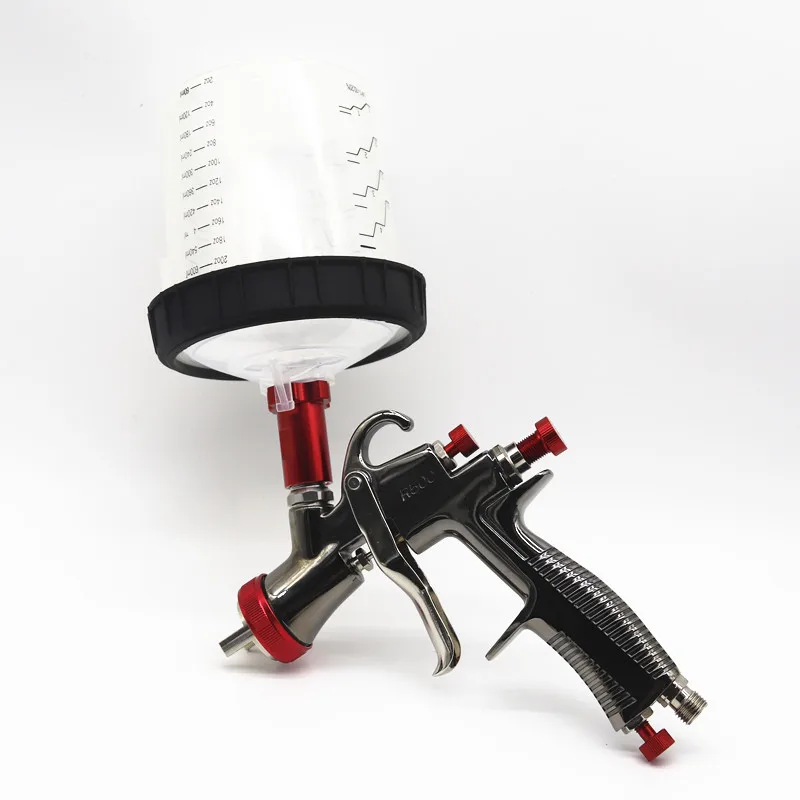Lvlp Spray Gun R500 Car Paint Gun With Plastic Tank H/o Quick Cup