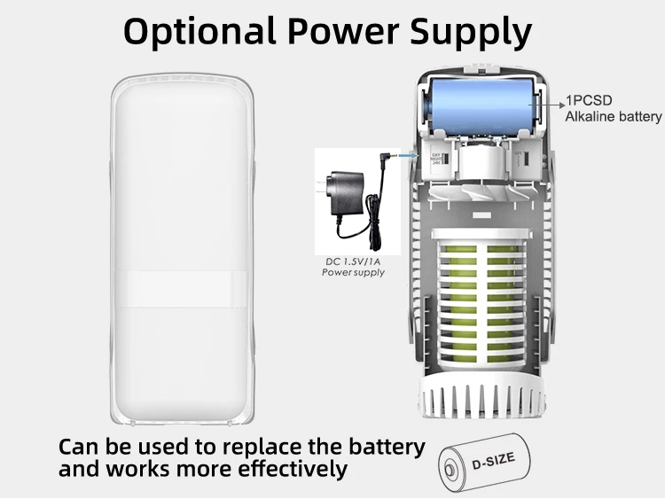 Custom OEM Battery Operated Liquid Refill Fan Fresh Dispenser