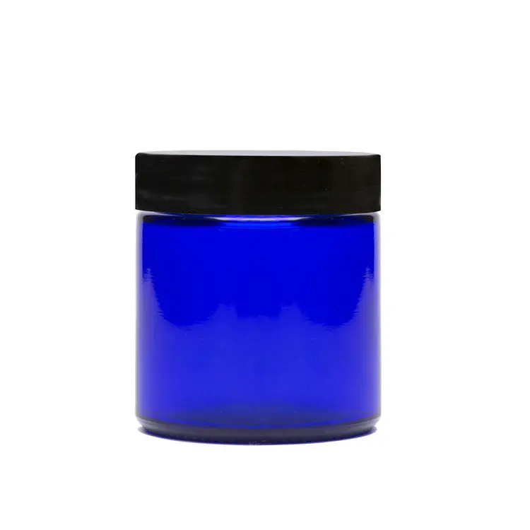 2oz 4oz 8oz Cobalt Blue Empty Glass Jar For Candle Making Buy Cobalt Blue Glass Jars,Glass