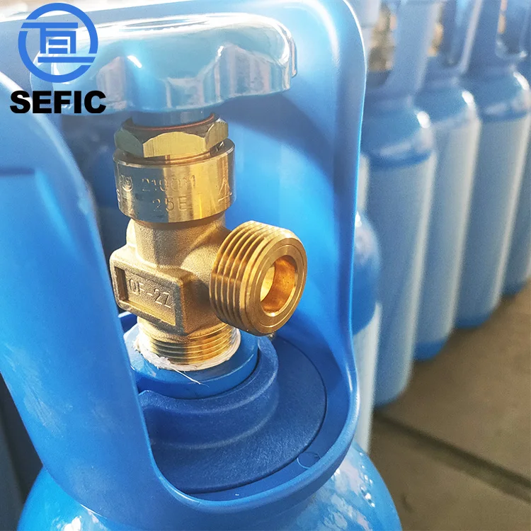 Customized Color Iso9809-3 5L Mini Oxygen Tank 5 Liter Empty Gas Bottle for Medical Use