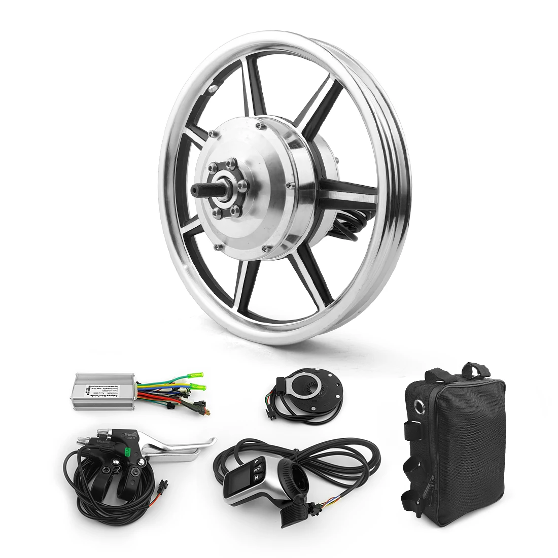 L-faster DIY 24v 36v 48v 350w Brushless Front Wheel Hub Motor for Electric  Bike Conversion Kit