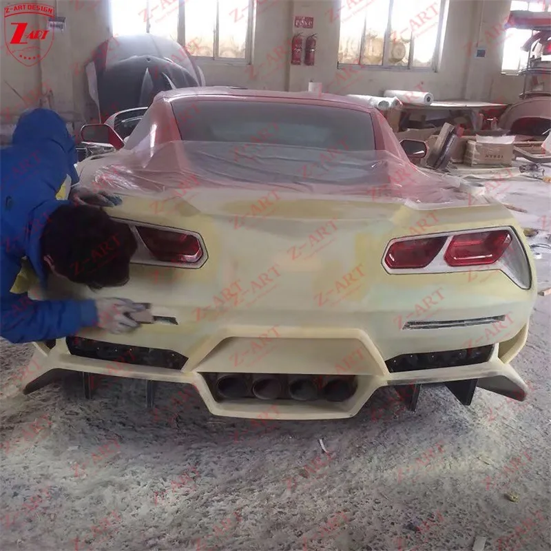 Zart Wide Bodykit For Chevrolet Corvette C7 Wide Tuning Body Kit For