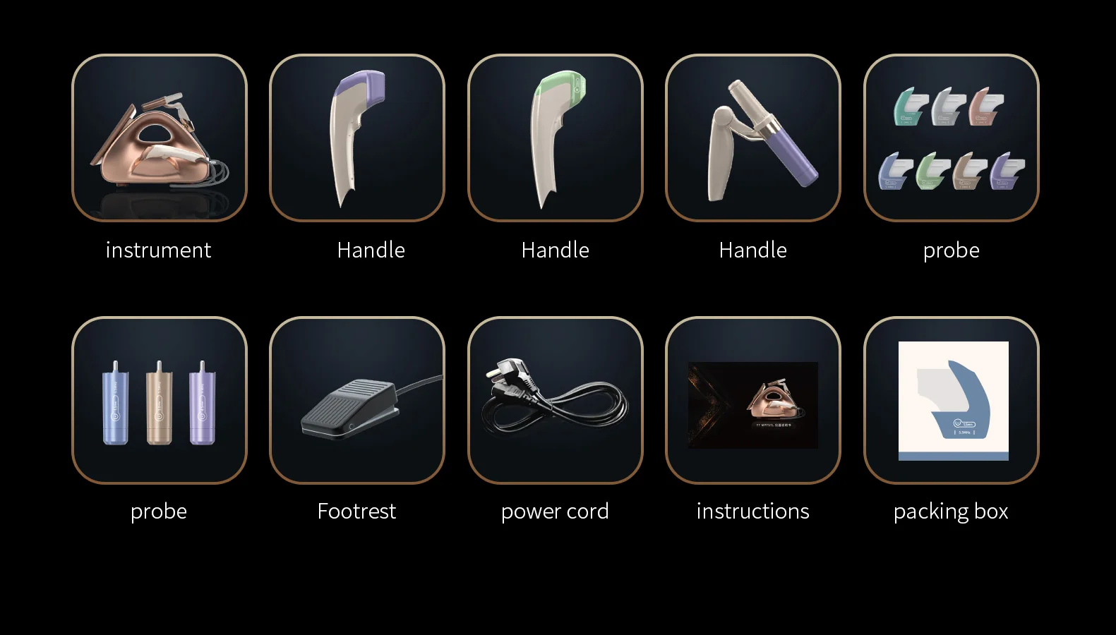 2023 New Model Gold TT 12 D Face Lift Machine 2 in 1 Rotating 360 12D Hifu Mmfu MPTSTL