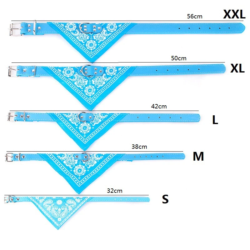 multi-color optional printed pet retractable triangle collar pet dog scarf bandana custom