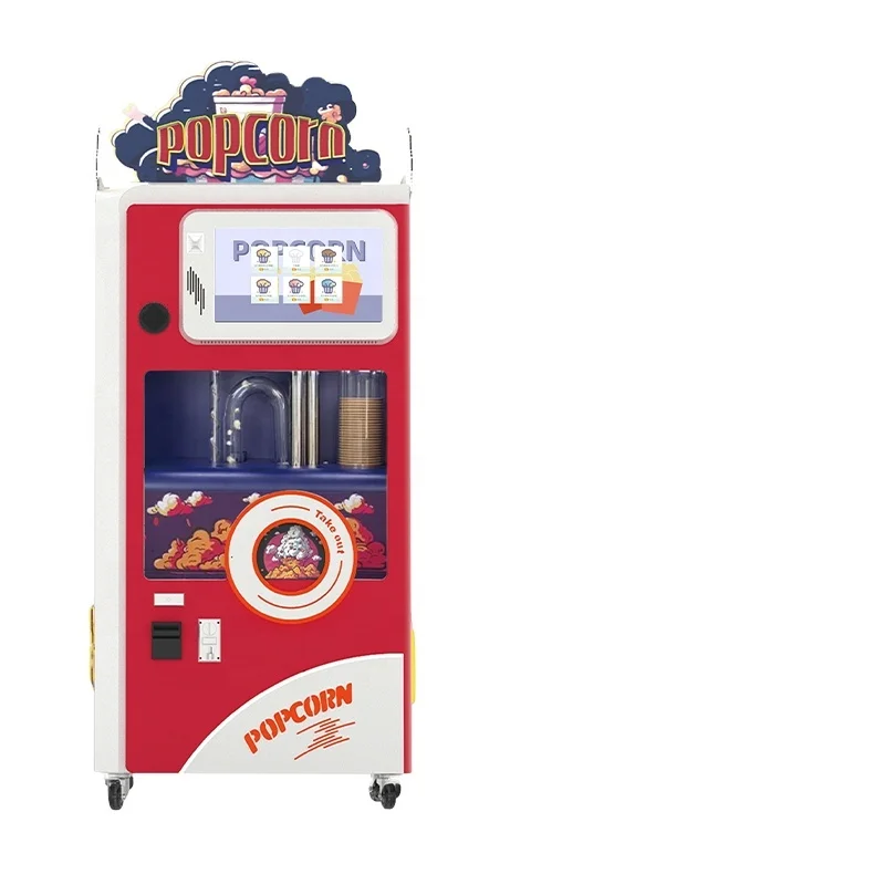 Fully automatic Popcorn machine food Vending Machine