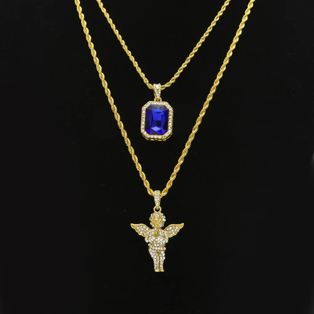 Gem Necklace Set Fashion Jewelry 