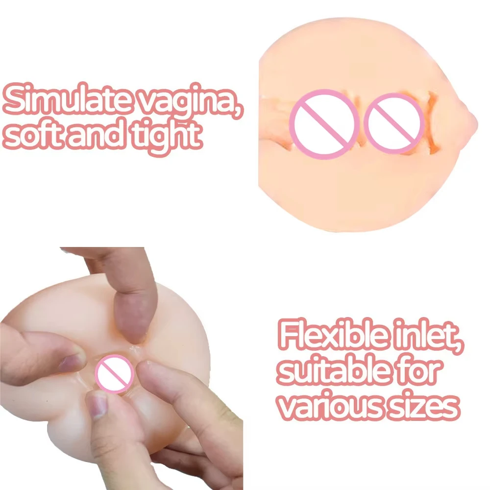 Peach 3d Large Realistic Big Butt Silicone Model Steamed Bun Cave Adult Airplane Cup Male Masturbation Device Dolls for Man
