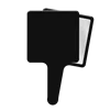 black square makeup mirror small size