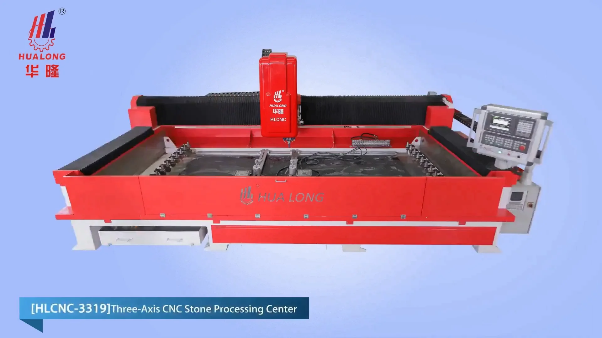 Hualong Stone Machinery Hlcnc3319 Countertop Quartz Stone Cutting