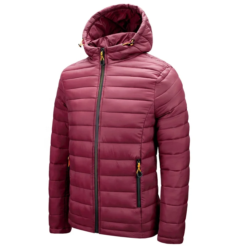 Mens Coats Winter Parka Bordeaux Winter Jackets Coat Men