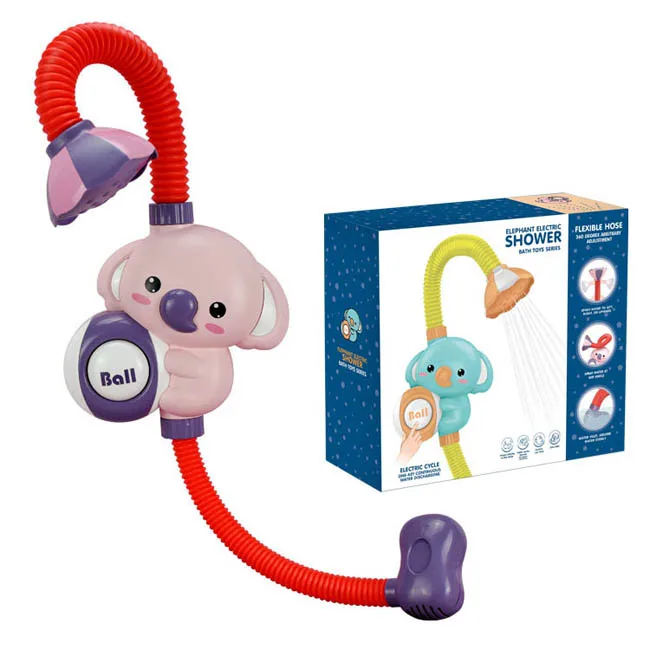 Baby Bath Shower Rooms Electric Elephant Shower Head Flower Sprinkler