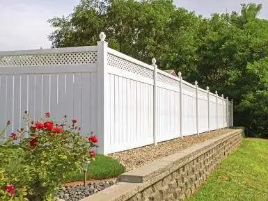 Professional Manufacture Pvc Privacy Screen Fence Panels White Vinyl Privacy Garden Cottage Fence for Outdoor