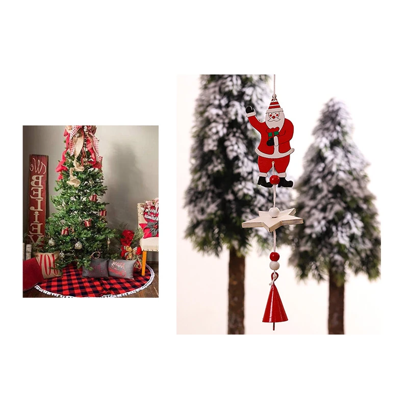 Wooden Christmas Wind Chimes Pendant Xmas Tree Santa Claus Hanging Bell  Christmas Ornaments Gift Christmas Decorations For Home - Buy Christmas  Wind Chimes,Wood Cartoon Wind Bell,Christmas Tree Decorations Product on  Alibaba.com
