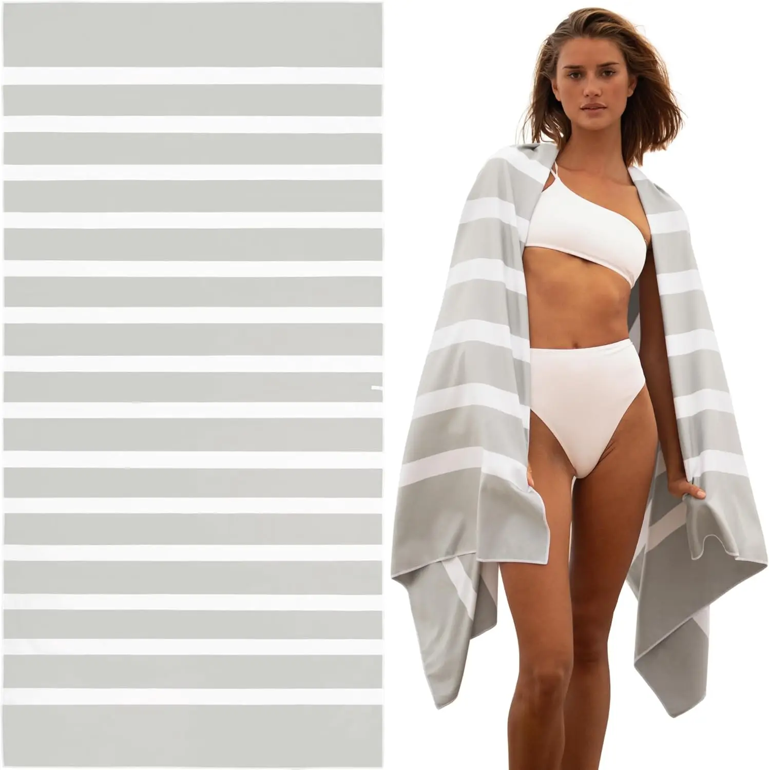 Summer Luxury Microfiber Beach Towel Novelty Pattern Sand-Free with Custom Logo for Bath Use Wholesale