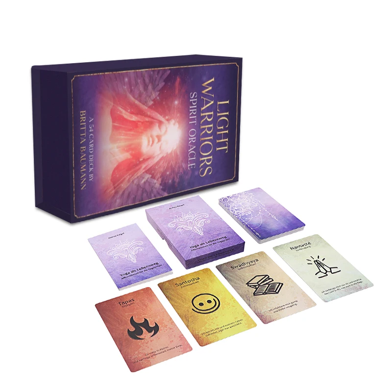 Бумага солнцезащитные очки с печатью логотипа на заказ покер карты Box колоды игральных карт Таро Oracle