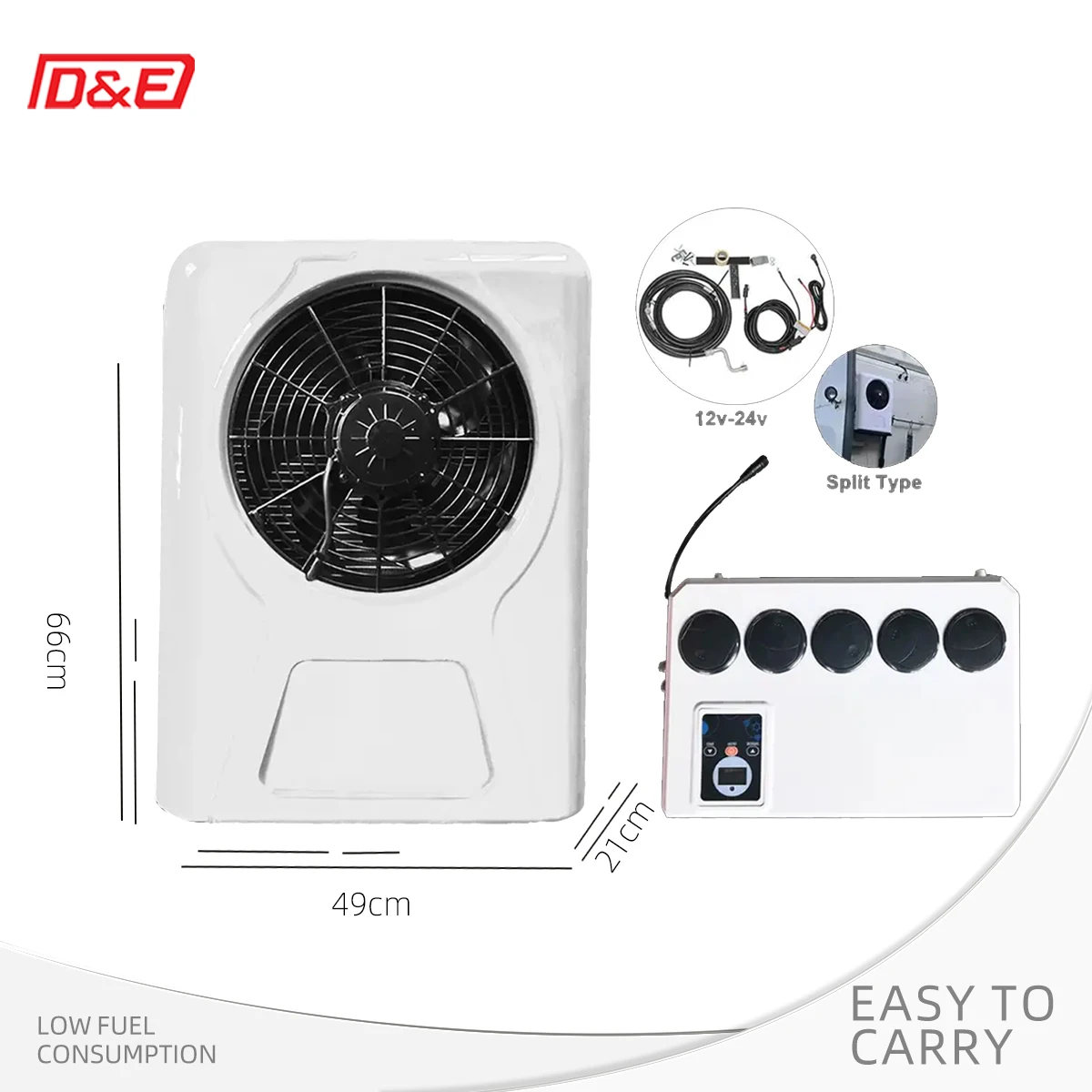 Cabin Split Backpack Other AC System Cooler 12v Electric Parking 24v Dc air Conditioner for Truck