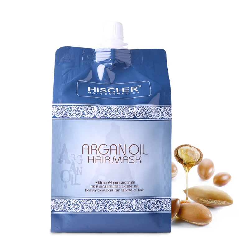 Профессиональное увлажняющее восстанавливающее аргановое масло Hischer для ухода за волосами, маска для ухода за волосами