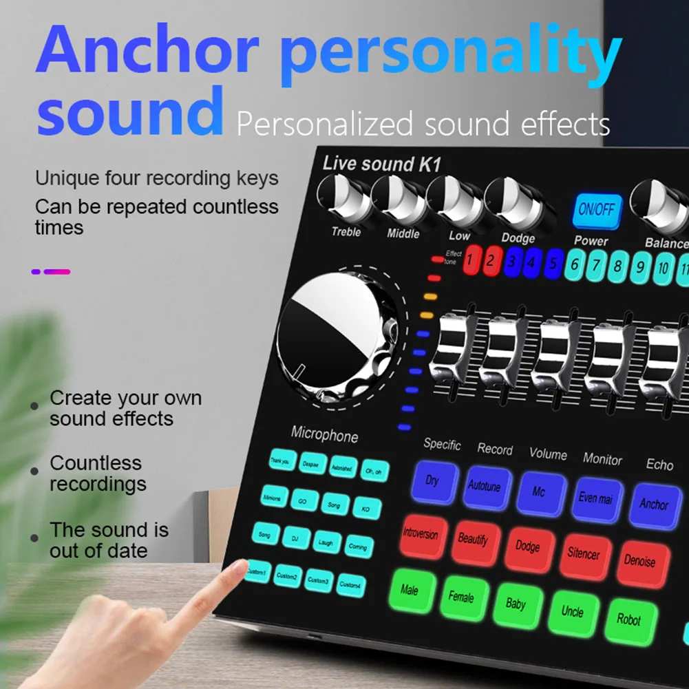 K1 Sound Card Cheap Factory Price K1 Sound Card