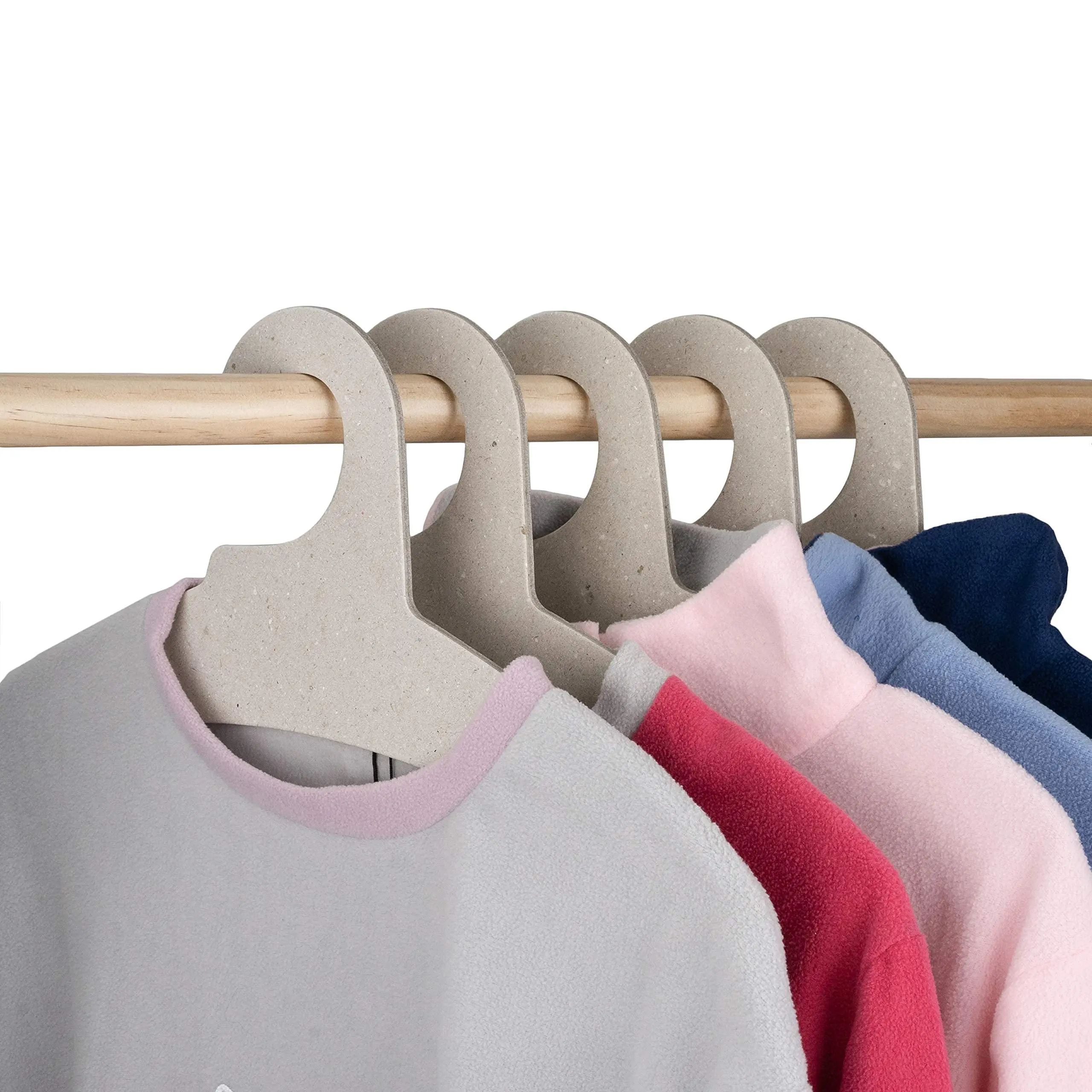 Adult Eco Recyclable Paper Hangers Clothes Coat Shirt Cardboard Hangers