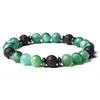 Green stripe agate