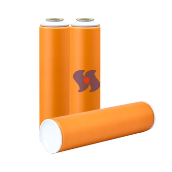Wholesale Empty Hair Spray Can Diameter 52x210mm Empty Aerosol Tin Can with White Coating Cones and Domes