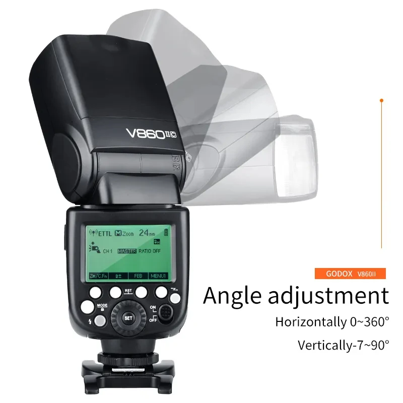 100% Brand New Godox V860II Speedlite Camera Flash for Canon