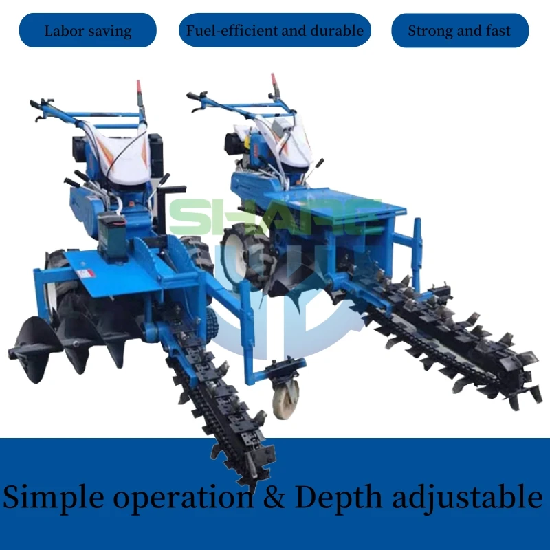 Trenching Machine Double Chain Trencher Digging Chain