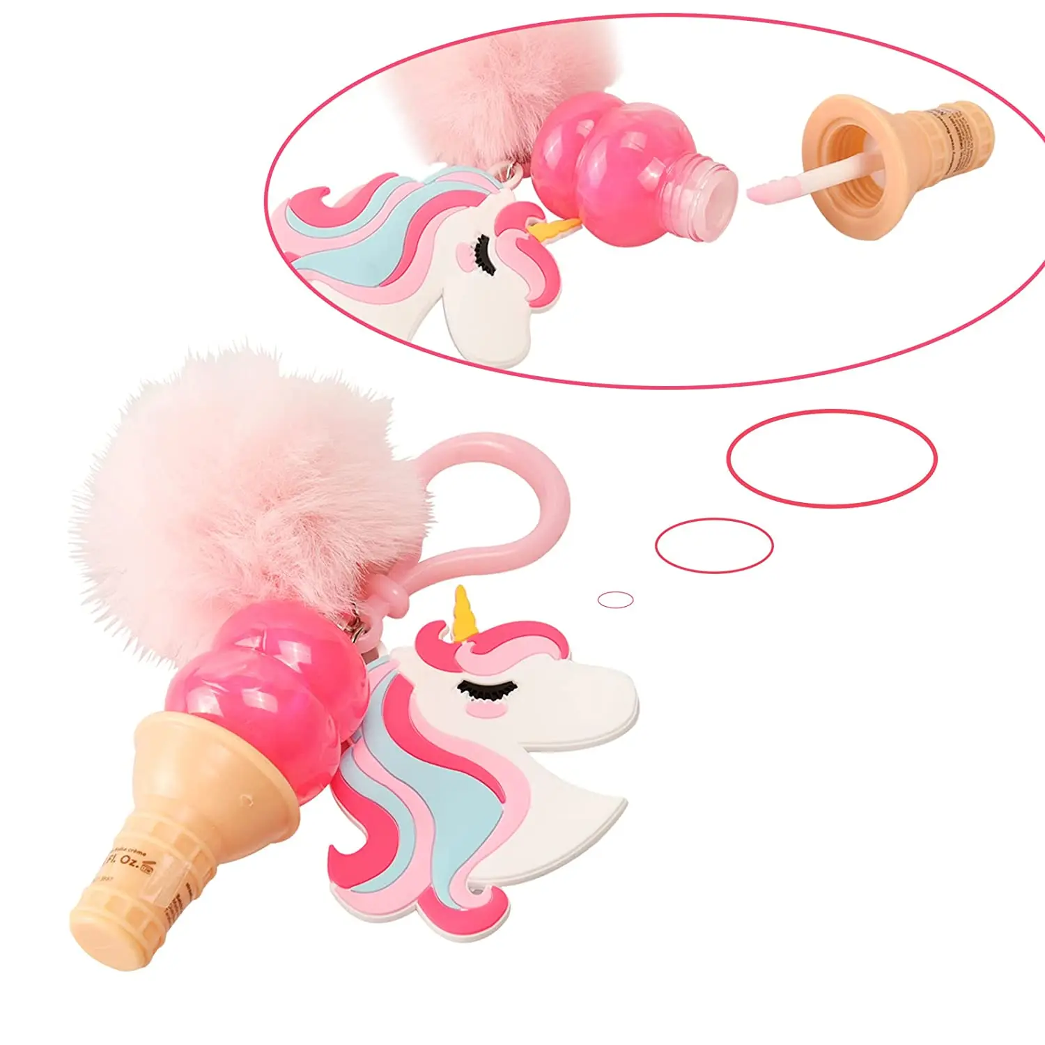 Блестящая игрушка для детей набор ухода с чемоданом блеск губ фруктовым ароматом оптом