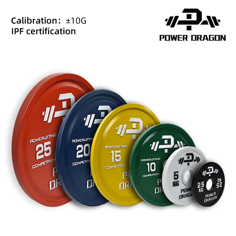 Powerlifting Can Be Customized LOGO 25KG Weight Plate Gym Plates