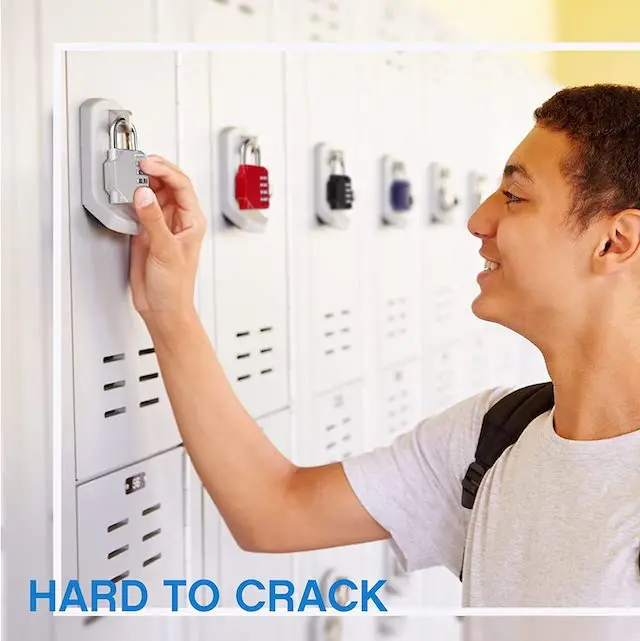 Lucchetto A Combinazione 4 Cifre 2 Pezzi - Impermeabile, Trave Lunga, Per Armadietti, Zaini, Palestra - Foto 10