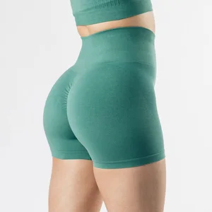 Women Activewear Gym Clothing Seamless Buttery Soft Fitness Workout Scrunch Butt Shorts