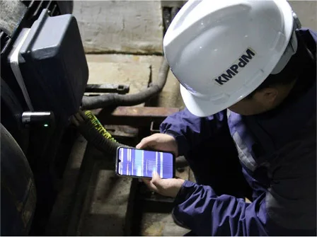 Wireless Vibration Sensor KMWIS Vibration Analyzer Is Used for Monitoring the Vibration Status of Various Rotating Machinery