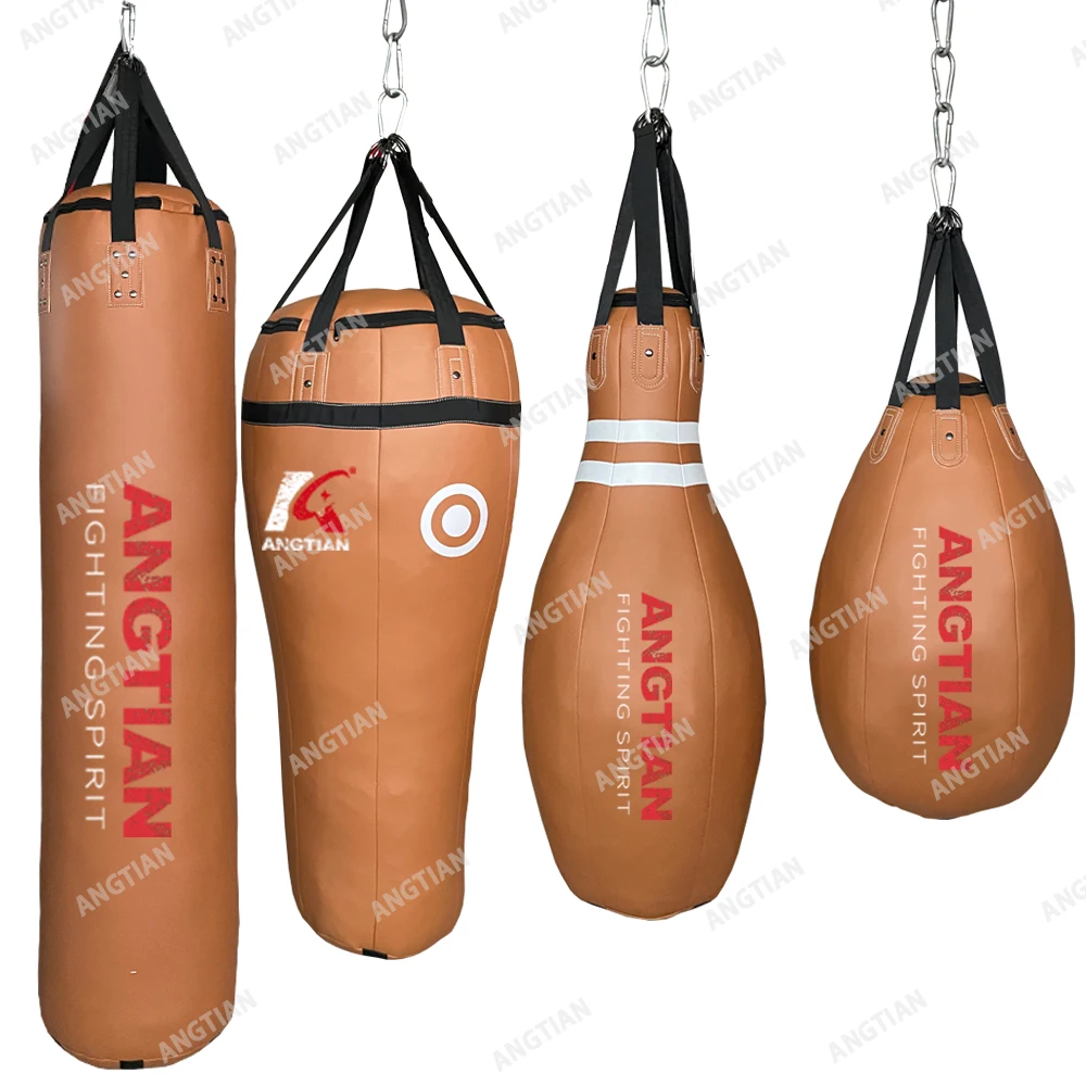 Aurion Brown Punch Bag Kickboxing Taekwondo Aurion Boxing Bag