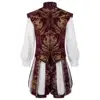 High - end medieval court suit red (spot)