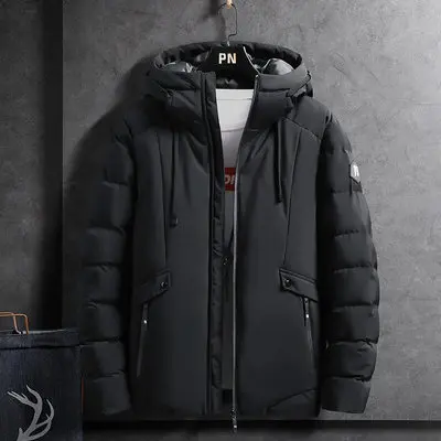 Men's Hooded Down Jacket Warm Thick Winter Coat For Men_voghion.com