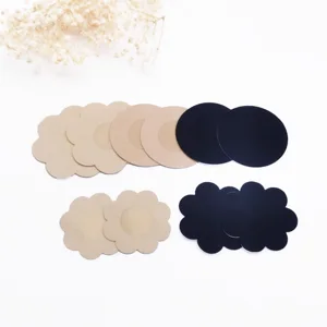 Disposable Floral Nipple Pasties with Printed Designs Non Woven Fabric Breast Covers