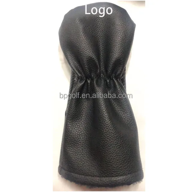 Custom Desgin Oem 3d Embroidery Logo Pu Leather Golf Headcover Golf