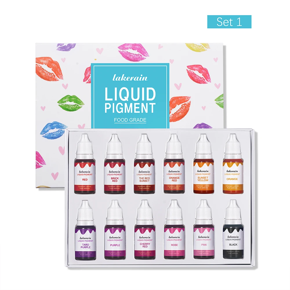 New 24 Colors Diy Lip Goss Base Color Cosmetic Bags Lip Stick Lipgloss  Pigment Liquid Pigments Lip Gloss Pigment - Buy Lip Gloss Pigment,24 Colors  Diy