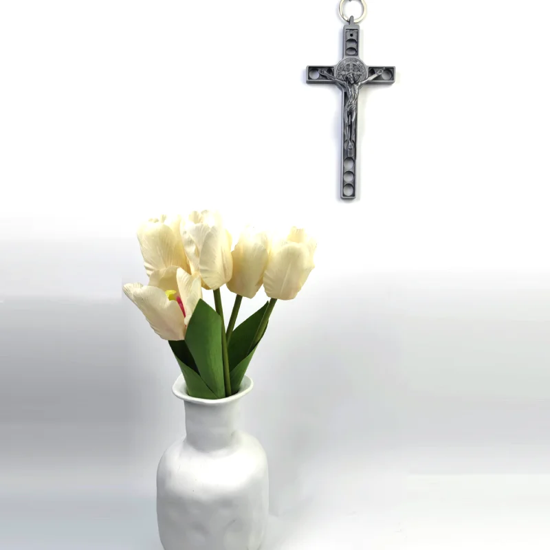 Crucifix Wall Cross,Metal Catholic Crucifix Crosses For Wall,10 Inch