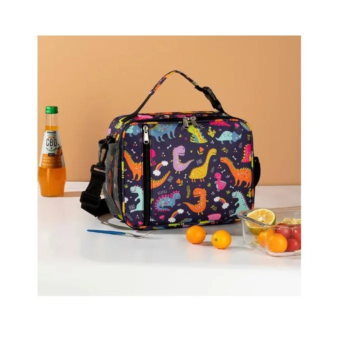 Недорогая уличная мультяшная сумка-холодильник для пикника, портативная Детская сумка для ланча с изоляцией