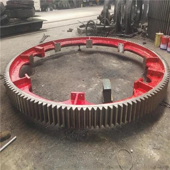 Factory Customized large ring gear for rotary kiln ball milling girth gear