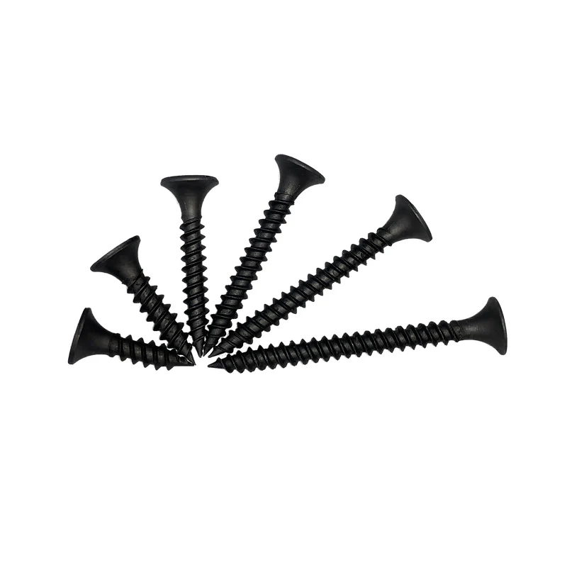Tornillos Gypsum Plasterboard Black Phosphate Bugle Head Sheetrock Drywall Screw for Gypsum Board Nails Self Tapping Screws