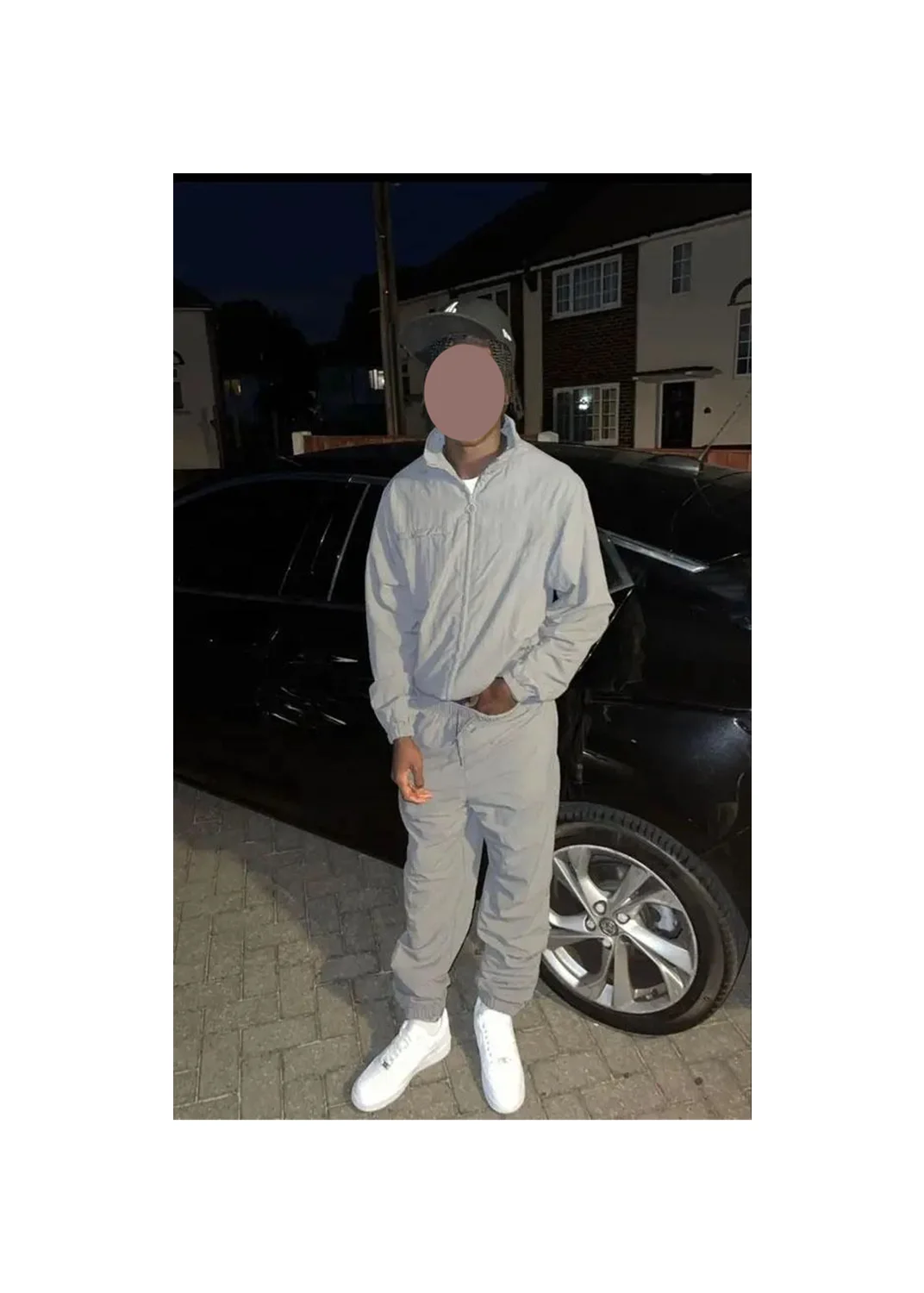 Oem Wholesale Blank Custom Pullover Tracksuits Men's Nylon Windbreaker