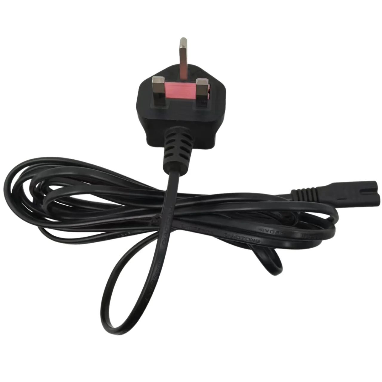 3a 250v British Plug To Iec C7 Power Cord - Buy British Plug To Iec C7 ...