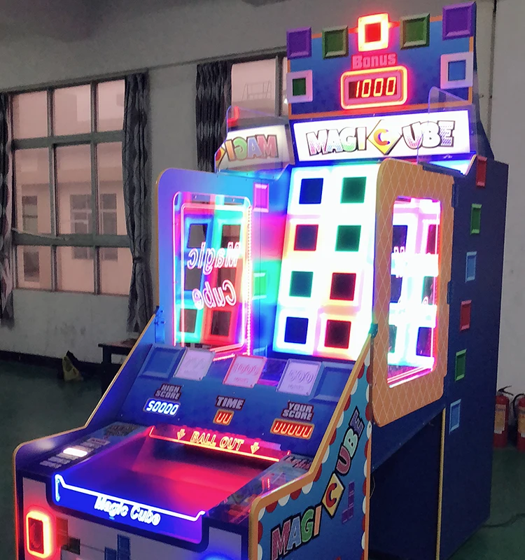 Magic Cube New Arrival Coin Operated Ticket Redemption Arcade Games Machines for Sale Throw Ball