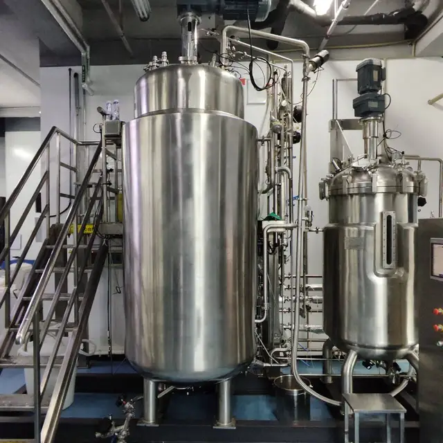 EU Standard 1500L Stainless Steel Mechanical Stirring Bioreactor BLBIO 1500SJA Industrial Bioreactor Probiotic Fermentation tank