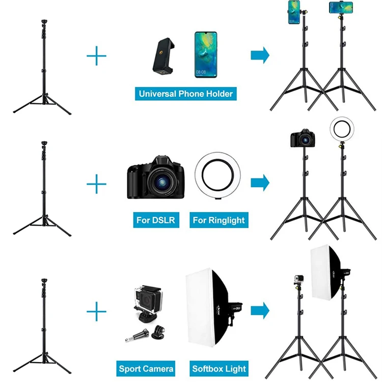 3 In 1 Remote Control Flexible Selfie Stick wireless Tripod Fill light Camera Mobile Phone Selfie Stick Tripod for Smartphone