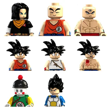 DragonBall Animation Series Of Mini Figures Building Blocks Son Goku Cartoon Image Figures Assembled Toy Ninjago